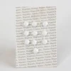 10 aimants ronds coloris blanc Ø.9 x l.6 mm* Pêle-Mêle Et Pense Bête