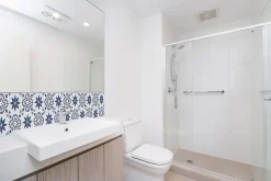 Clearance D-C-Fix 6 dalles adhésives murales Wall Tiles ® Jamila effet carreaux de ciment bleu L.15 x l.15cm