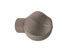 Ateliers 28 1 EMBOUT BALLON - GRAPHITE - DIAMÈTRE 20* Tringle À Rideau À Composer