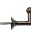 Ateliers 28 2 GONDS ANGLAIS - NICKEL NOIR - 3CM* Embrasse À Rideaux