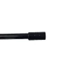 Outlet Sojam 1 KIT EXTENSIBLE COMPOSÉ DE 2 SUPPORTS AVEC VISSERIE ET 2 EMBOUTS CYLINDRE - 120 A  210 CM - DIAMETRE 19 - NOIR BRILLANT
