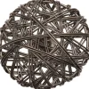 Ateliers 28 2 MAGNETS GRIBOUILLE - NICKEL NOIR* Embrasse À Rideaux
