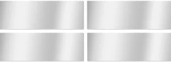 MPGlass 4 miroirs adhésifs rectangles l.45 x H.15cm* Miroir|Miroir