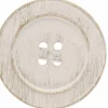 Discount Ateliers 28 2 PINCES BOUTON - BLANC PATINE OR