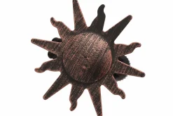 Ateliers 28 2 PINCES DECORATIVE SOLEIL - CUIVRE* Embrasse À Rideaux