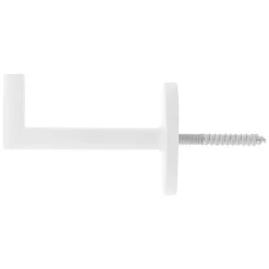 Hot Mobois 2 porte embrasses rideau métal blanc mat L.53,5mm