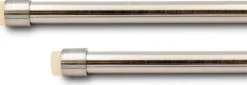 CDéco 2 Tringles à Rideaux, Sans Perçage, par Pression, Nickel, Extensible 50-80 cm* Kit De Barre De Rideau