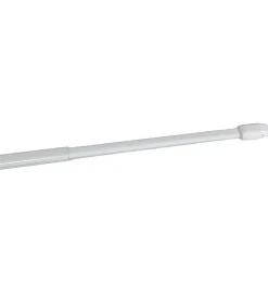 Heraud 2 Tringles pour petit rideau à Poser Blanc (60-90 cm - Blanc)* Rail À Rideaux