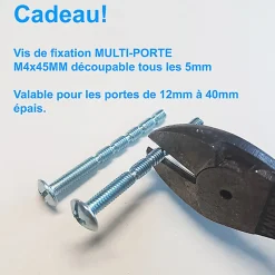 Clearance Nesu 6 Un. poignées de meuble en noir rouille tiroir classique - entraxe 96MM