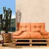 Accoudoir terracotta Mykonos L.58 x l.20 ep10 cm* Coussin|Coussin Palette