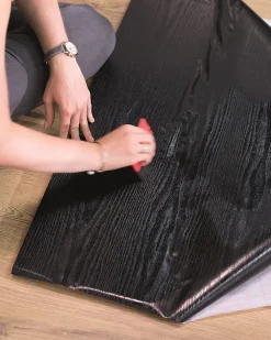 Adhésif décoratif d-c-fix® bois noir 2m x 0.675m* Sticker Et Adhésif Décoratif