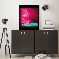 Dada Art Affiche All You Need l.40 x H.50 cm