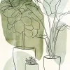Dada Art Affiche bouquet de fleurs vert L.40 x H.50cm* Affiche