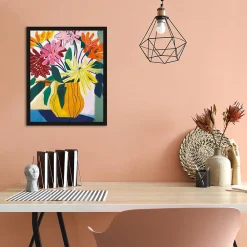 Dada Art Affiche bouquet multicouleurs l.40 x H.50 cm* Affiche
