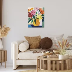 Dada Art Affiche bouquet multicouleurs l.40 x H.50 cm* Affiche