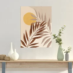 Outlet Dada Art Affiche branche, soleil beige et orcre l.30 x H.40 cm