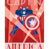 Dada Art Affiche Captain America l.60 x H.80 cm* Affiche