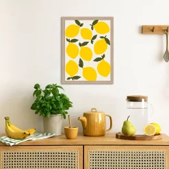 Dada Art Affiche citrons jaunes l.30 x H.40 cm* Affiche