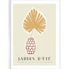 Ars Longa Affiche encadrée Jardin d'été 50x70cm* Image Encadrée