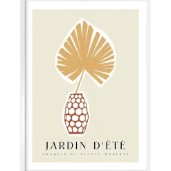 Ars Longa Affiche encadrée Jardin d'été 50x70cm* Image Encadrée