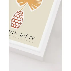 Ars Longa Affiche encadrée Jardin d'été 50x70cm* Image Encadrée