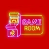 Outlet Dada Art Affiche Game Room rouge l.30 x H.30 cm