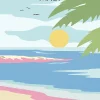 Sale Dada Art Affiche plage Kapalua Bay l.30 x l.40 cm