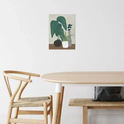 Online Dada Art Affiche plantes et vases verts l.30 x l.40 cm
