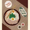 Outlet Dada Art Affiche Ramen " fresh noodle " l.30 x H.40 cm
