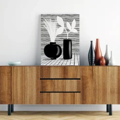 Online Dada Art Affiche vases noir L.40 x l.30 cm