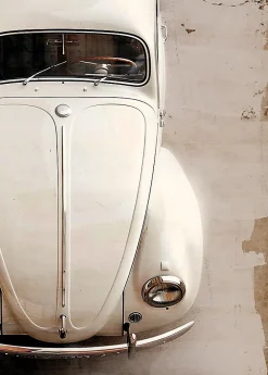 Clearance Dada Art Affiche voiture blanche vintage l.50 x l.70 cm
