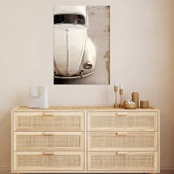 Clearance Dada Art Affiche voiture blanche vintage l.50 x l.70 cm