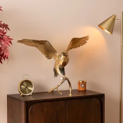 Atmosphera Créateur D'Intérieur Aigle Kadi H.52,5cm métal - Atmosphera* Statue Décorative