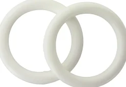 Sale Ateliers 28 ANNEAUX PLASTIQUE BLANC - 6,8CM