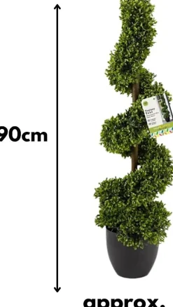 Nature Pro Arbre topiaire artificiel obélisque - Plante élégante - Arbuste artificiel pour votre jardin salon ou véranda* Plante Artificielle