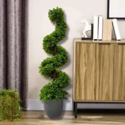 Nature Pro Arbre topiaire artificiel obélisque - Plante élégante - Arbuste artificiel pour votre jardin salon ou véranda* Plante Artificielle