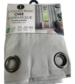 Secodir ASTON - Rideau Thermique Jacquard 140x250 cm* Rideau Thermique