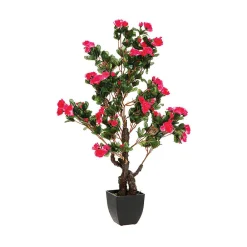 Sale Atmosphera Créateur D'Intérieur Azalée artificielle H81 cm - Blanc- Atmosphera