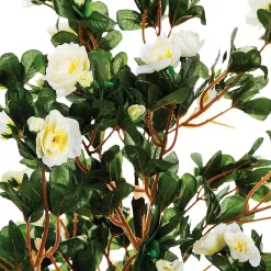 Sale Atmosphera Créateur D'Intérieur Azalée artificielle H81 cm - Blanc- Atmosphera