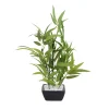Hot Ornami Bambou artificiel pot en céramique 40cm