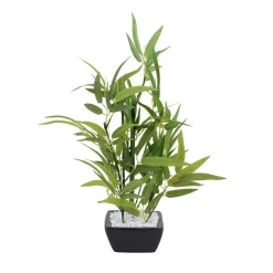 Hot Ornami Bambou artificiel pot en céramique 40cm