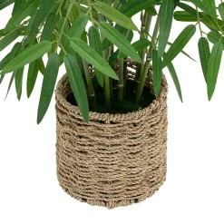 Atmosphera Créateur D'Intérieur Bambou artificiel pot naturel H100cm vert - Atmosphera* Plante Artificielle