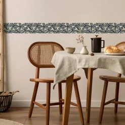 Online Muralo Bande Décorative auto-adhésif FLEURS Abstraites Pour Salon 10cm x 300cm