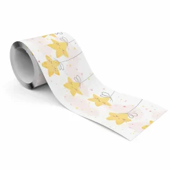 Sale Muralo Bande Décorative auto-adhésif ETOILES Nuages Cœurs Pour Chambre Enfants 10cm x 300cm