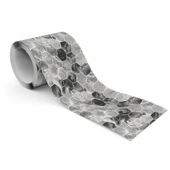 Hot Muralo Bande Décorative auto-adhésif Pour Salon MARBRE Hexagones 10cm x 300cm