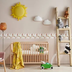 Discount Muralo Bande Décorative auto-adhésif Pour Chambre Enfants BALLONS Nuages Renards 10cm x 300cm