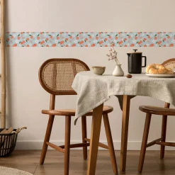 Online Muralo Bande Décorative auto-adhésif Pour la Cuisine ORANGES Fleurs Feuilles 10cm x 300cm