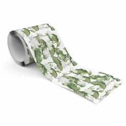 Best Muralo Bande Décorative auto-adhésif Pour Chambre LOTUS Fleurs Feuilles 10cm x 300cm