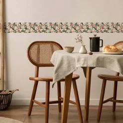 Clearance Muralo Bande Décorative auto-adhésif FLEURS Plantes Pour Salon 10cm x 300cm