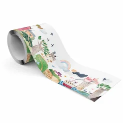 Discount Muralo Bande Décorative auto-adhésif ENFANTS Ville Colorée Pour Chambre Enfants 10cm x 300cm